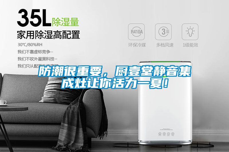 防潮很重要，厨壹堂静音集成灶让你活力一夏！